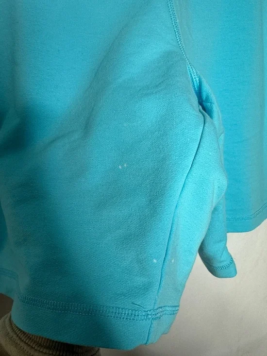 Danskin Aqua Athletic Drawstring Cotton Shorts - Picture 4 of 7